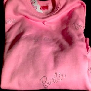 Barbie Oversized Sweatshirt Crystal NWT